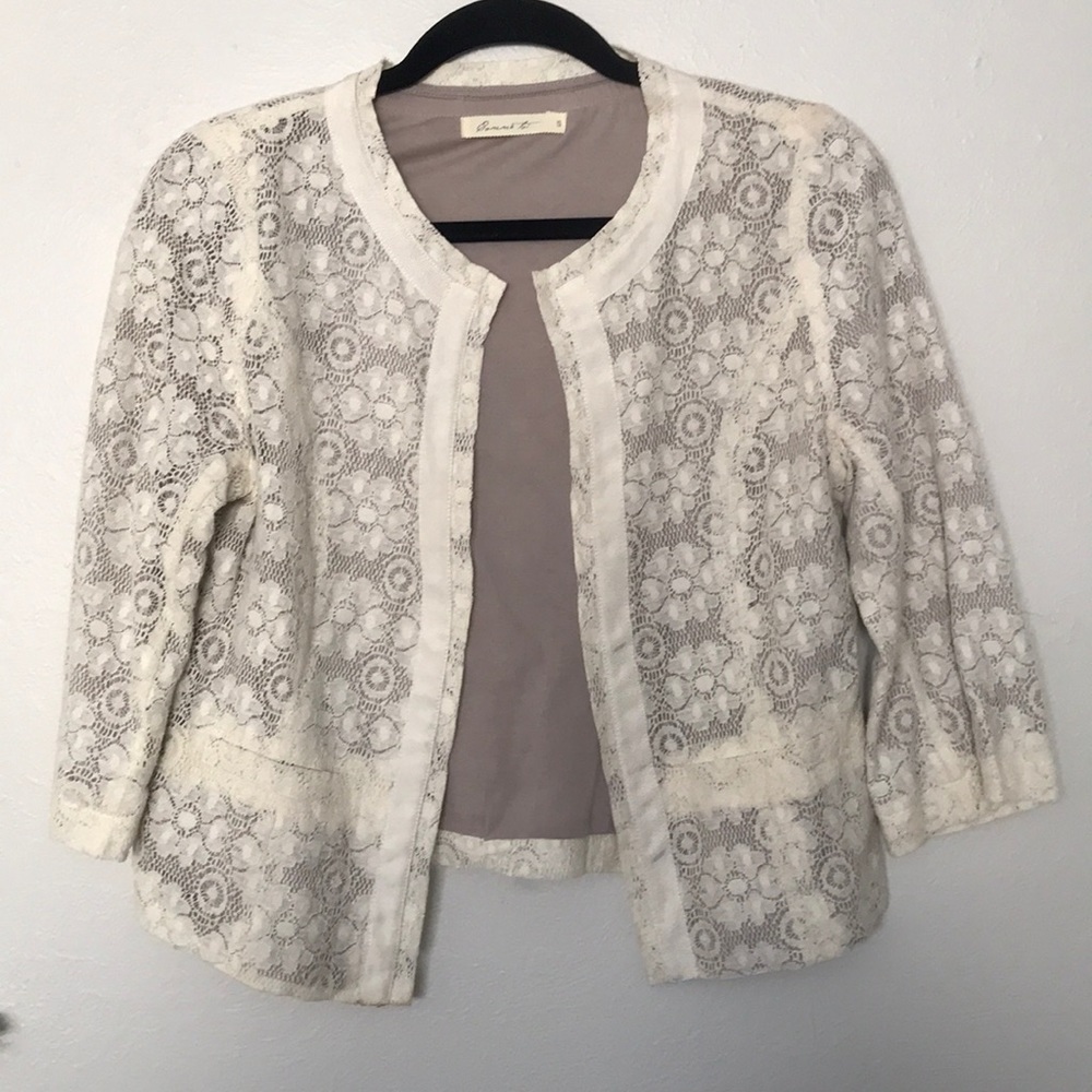 Lace blazer jacket